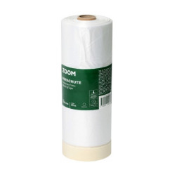 Polietileninė uždanga ZOOM su maskavimo juostele, 2100 mm x 20 m