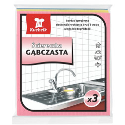 Drėmę sugeriančios šluostės KUCHCIK 3 vnt. 16x18 cm.