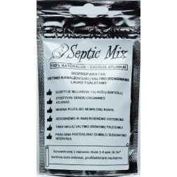 Bakterijos valymo įrenginiams, kanalizacijai, lauko tuoletams SEPTIC MIX 50 g.