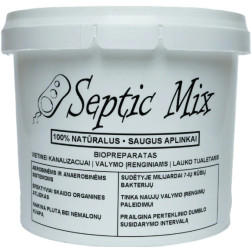 Bakterijos valymo įrenginiams, kanalizacijai, lauko tuoletams SEPTIC MIX 500 g.
