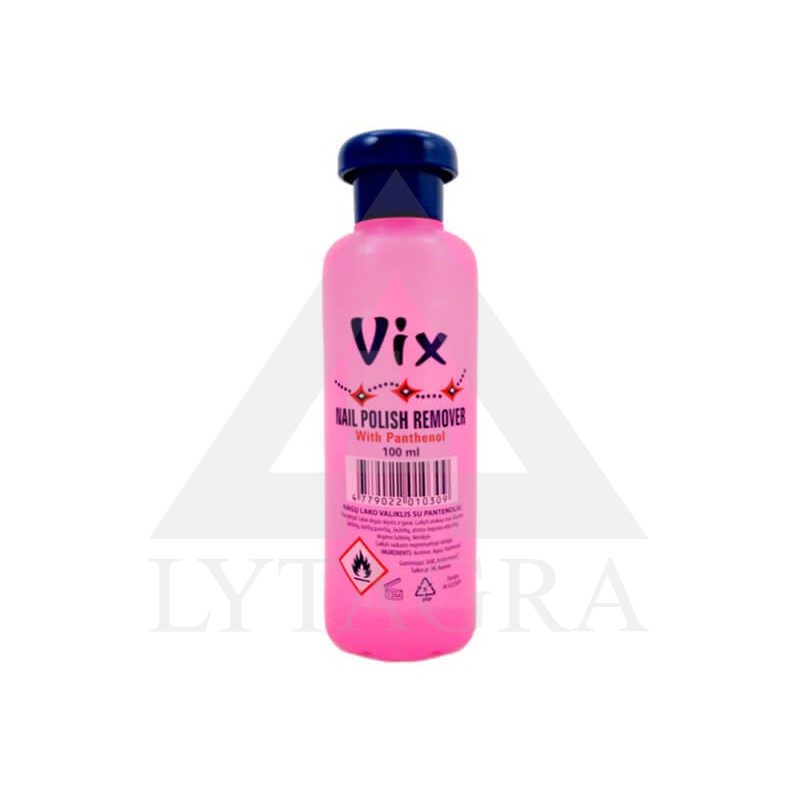 Nagų lako valiklis su pantenoliu VIX 100 ml.