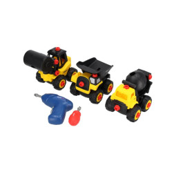 Žaislų rinkinys 3 transporto priemonės su atsuktuvu M315.010