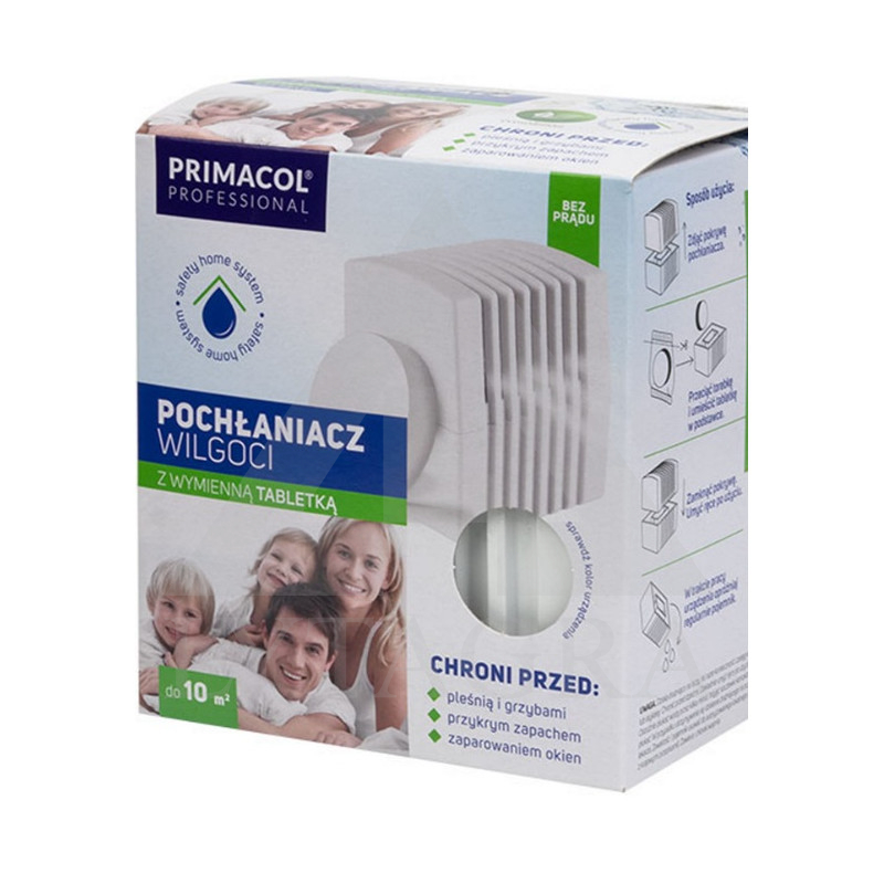 Drėgmės sugėriklis su tablete PRIMACOL baltas