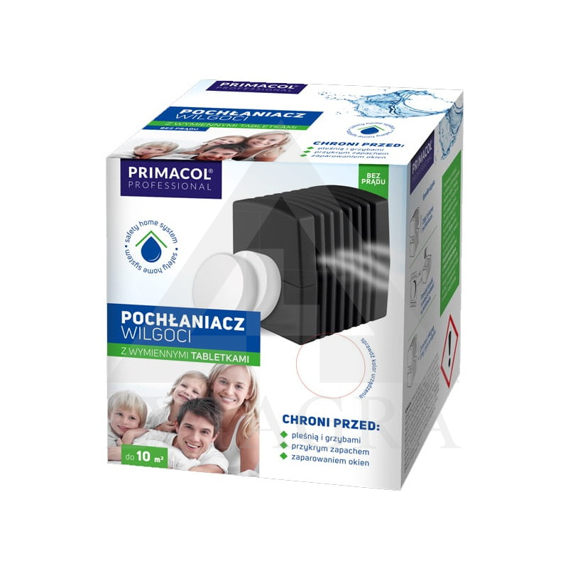 Drėgmės surinkiklis su tablete PRIMACOL juodas