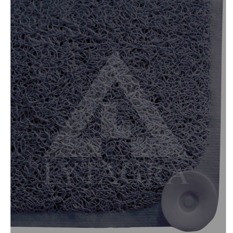 Neslystantis kilimėlis voniai DUSCHY CLOUDY juodas 44x75 cm.