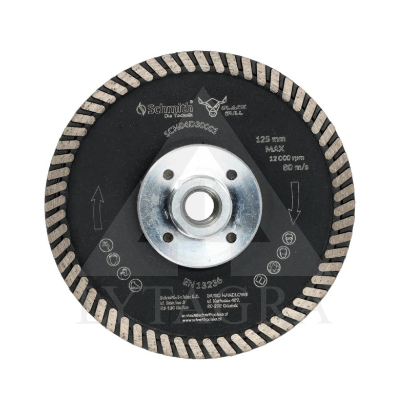 Deimantinis dvipusis šlifavimo ir pjovimo diskas Schmith SCH04D30001 125xM14