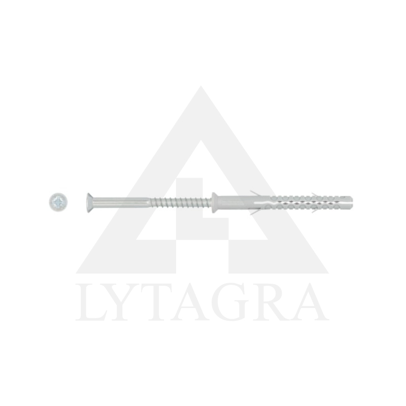 Išsiplečiantys kaiščiai su medsraigčiu RAWL PLUG 10 x 80 mm. 6 vnt.