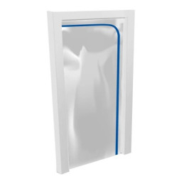 Apsauginė užuolaida nuo dulkių su užtrauktuku Dedra BH1060 120x220 cm