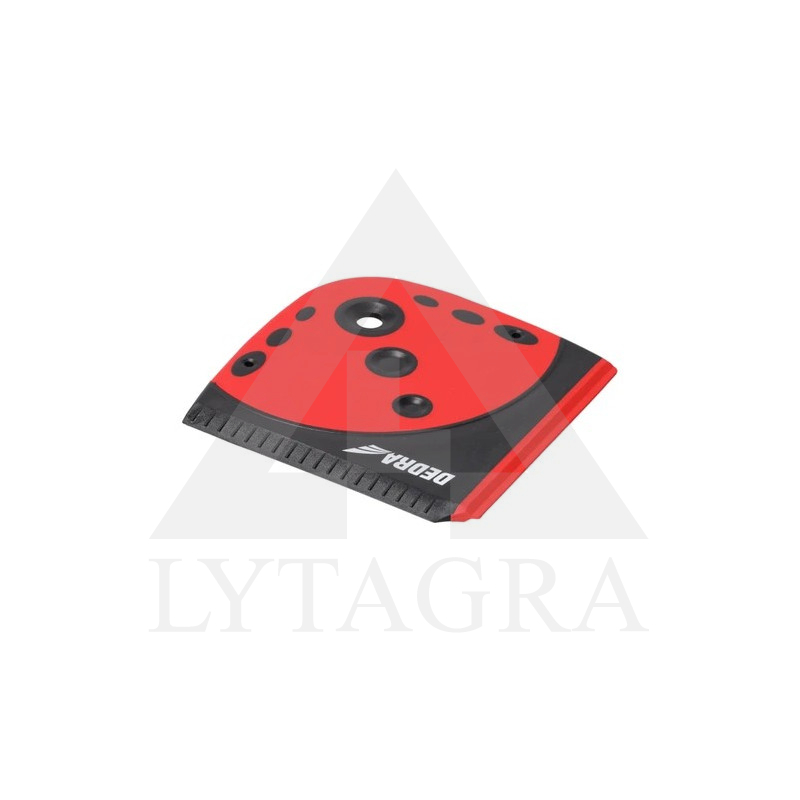 Kvadratinis plokščias grandiklis Dedra 2001A10 12x12 cm