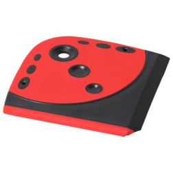 Kvadratinis plokščias grandiklis Dedra 2001A10 12x12 cm