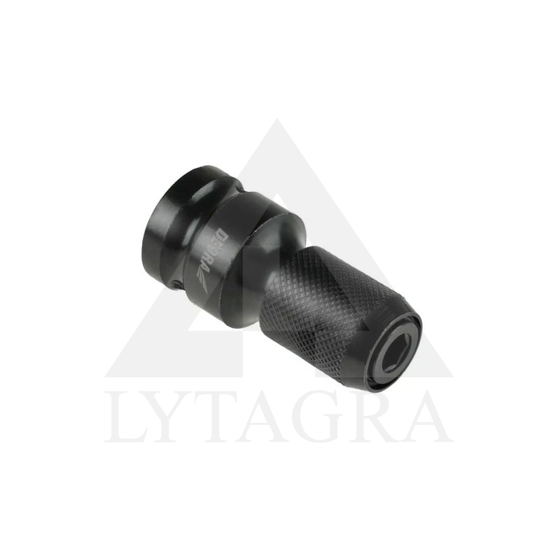 Smūginis adapteris 1/2"-1/4" HEX su greitu montavimu Dedra 18A7002