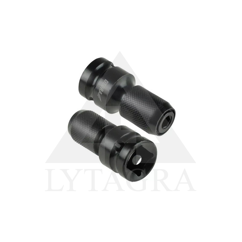 Smūginis adapteris 1/2"-1/4" HEX su greitu montavimu Dedra 18A7002