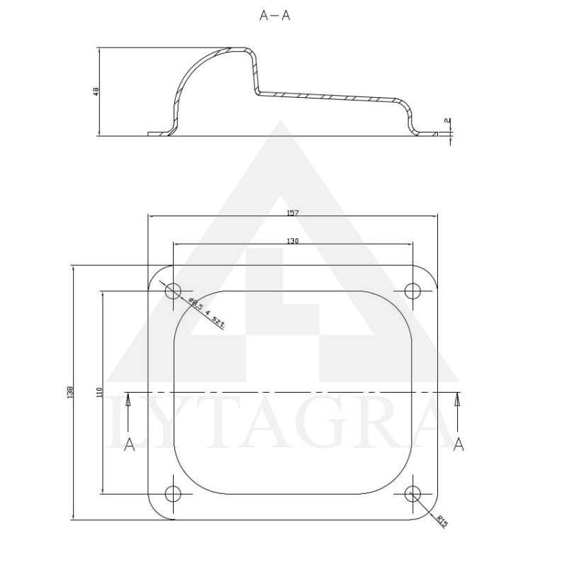 Vartų stabdis metalinis Zabi SM–158