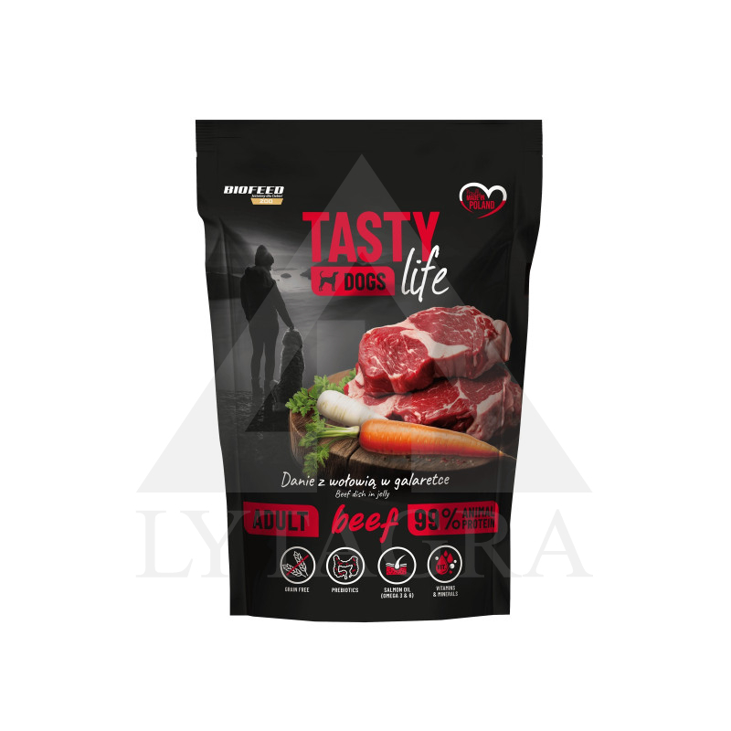 Konservai šunims Tasty Dog su jautiena 500 g