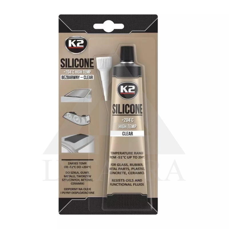 Silikonas bespalvis 85gr K2