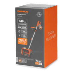 Akumuliatorinis sniego valytuvas Daewoo DAST 3421Li