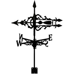 2VEP61209050 VĖJARODIS FIGŪRINIS 2 JUODAS