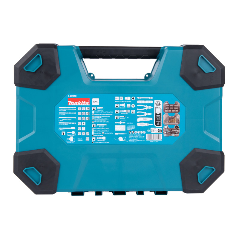 Grąžtų ir sukimo antgalių rinkinys MAKITA E-22610 200vnt