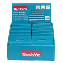 Stiklo ir plytelių grąžtų rinkinys Makita E-25351 5 vnt. rinkinys