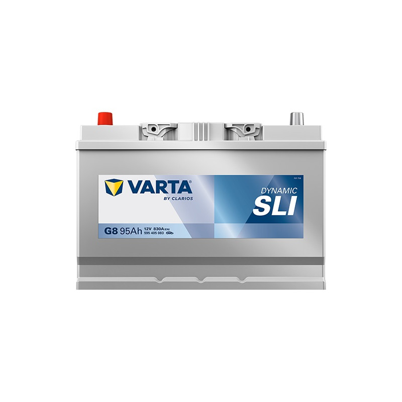 Akumuliatorius Varta G8 12 V, 95 Ah, 830 A, pliusas kairėje