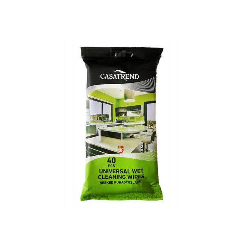 Universalios drėgnos servetėlės CASATREND 40 vnt.