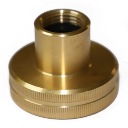 Žalvarinis buitinio dujų baliono užpildymo antgalis 1/2F