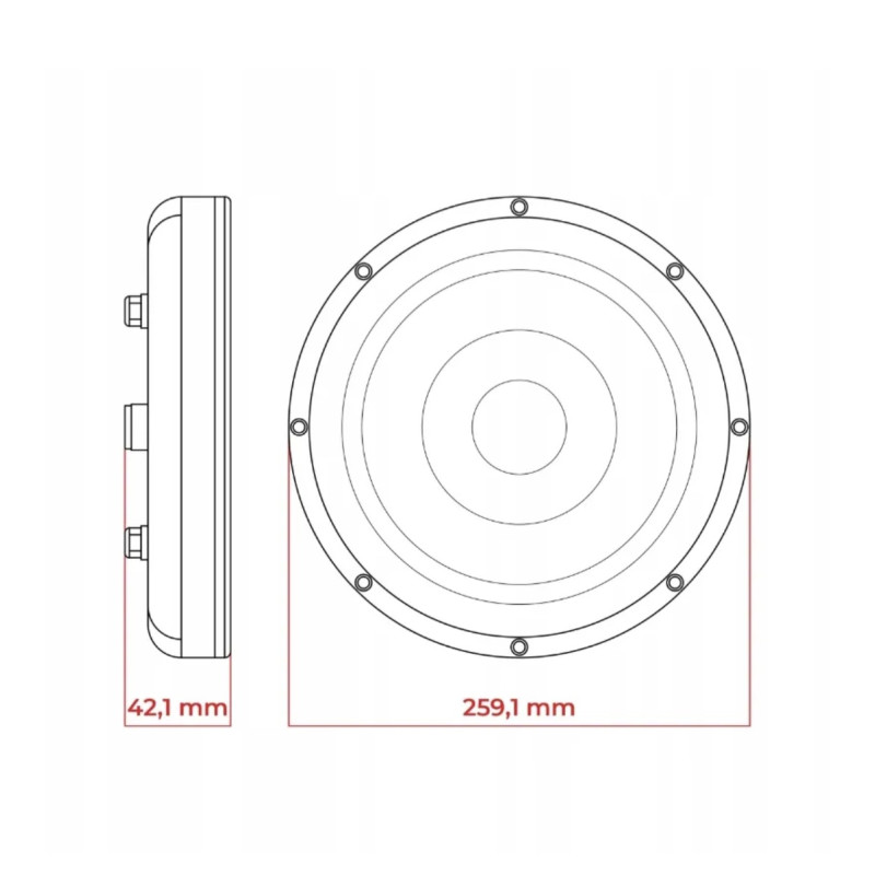 Šviestuvas apvalus Germina GW-0111, 100 W
