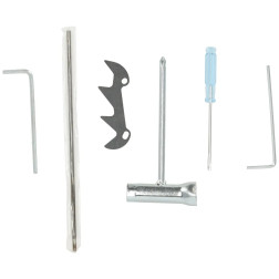 Benzininis grandininis pjūklas Dedra DED8719, 1 kW 25,4CC 25 cm