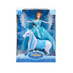 Žaislinis vienaragio ir lėlės rinkinys