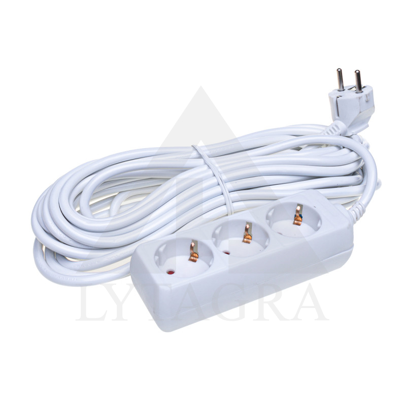 G03M Ilgiklis 10m 3x1.5mm^ (3kišt. lizdai) / Realt