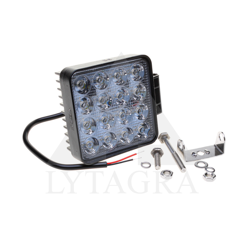 453701052 LED DARBIN. ZIBINTAS 16X3W 48W PLAT. SPI