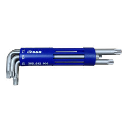 Raktų komplektas TORX SR 365612008, T10-T50