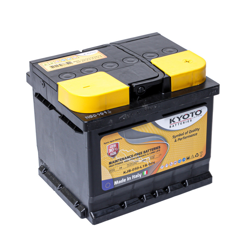 AKUMULIATORIUS 12V / 50Ah / 480A / +R / KYOTO