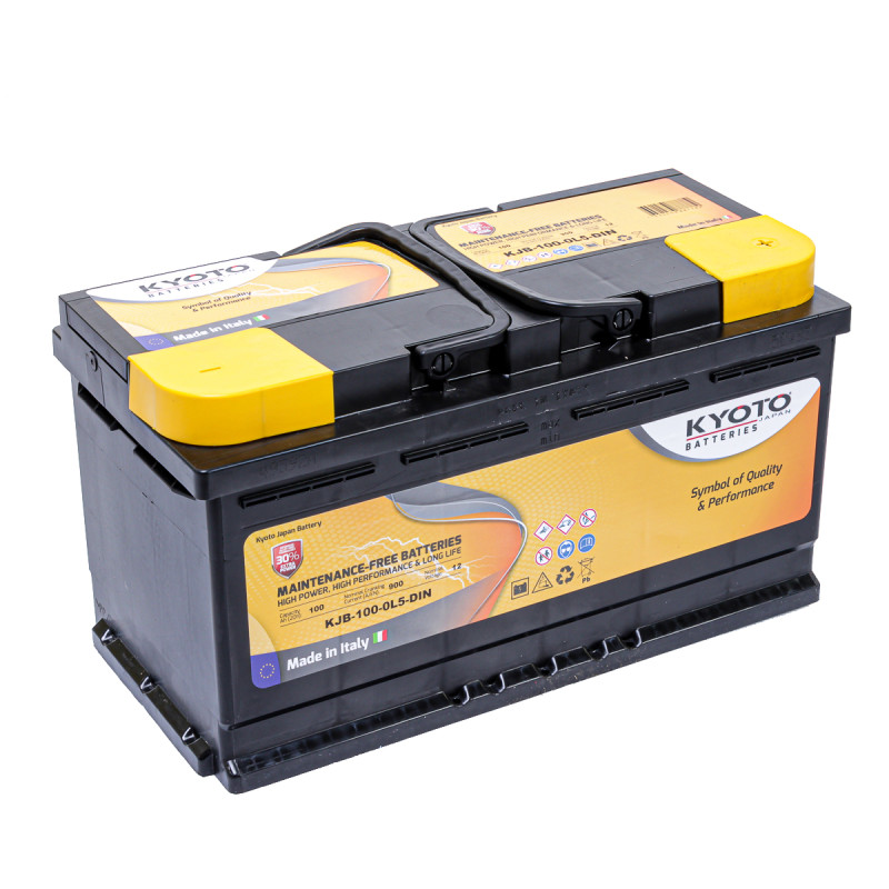 AKUMULIATORIUS 12V / 100Ah / 900A / +R / KYOTO