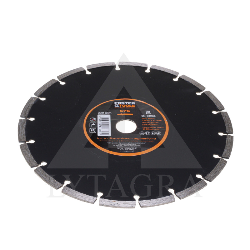 676 Deimantinis pjov. diskas 230mm / FASTER TOOLS