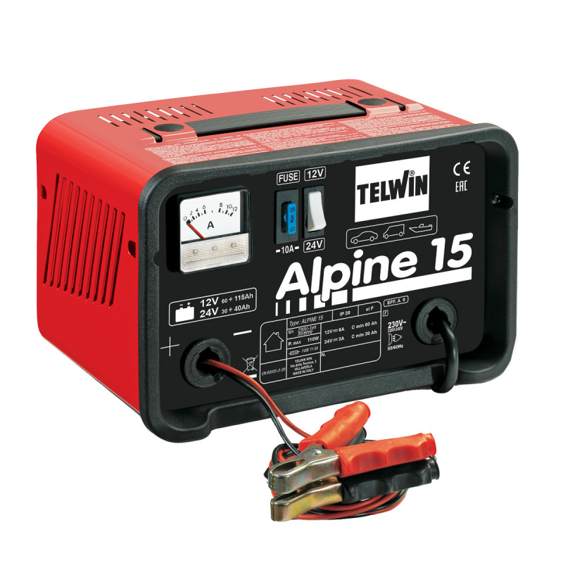 807544 PAKROVĖJAS ALPINE 15 230 V 12-24 V / Telwin
