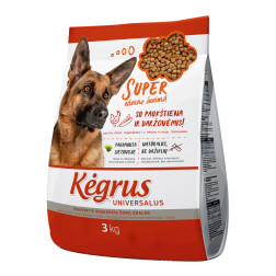 Kėgrus universalus ėdalas šunims 3 kg