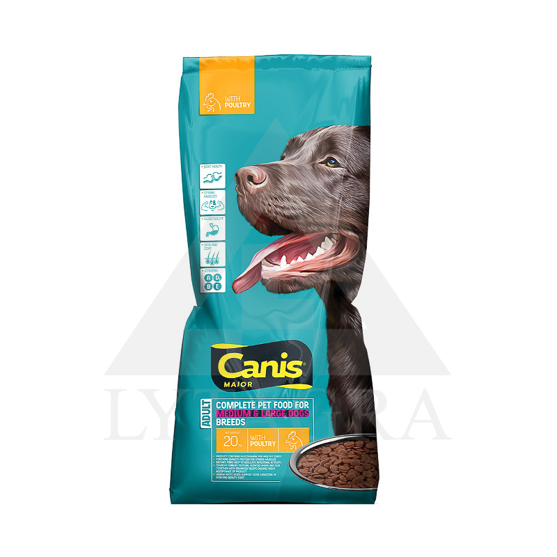 Canis major šunų ėdalas su vištiena