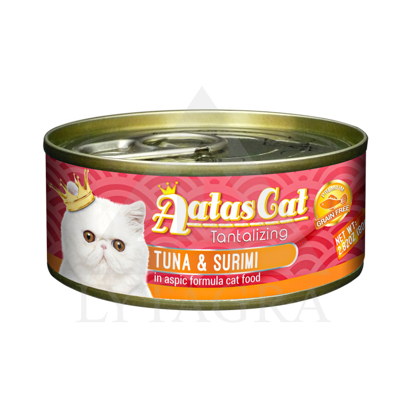 Super premium konservai katėms su tunu ir krabų lazdelėmis