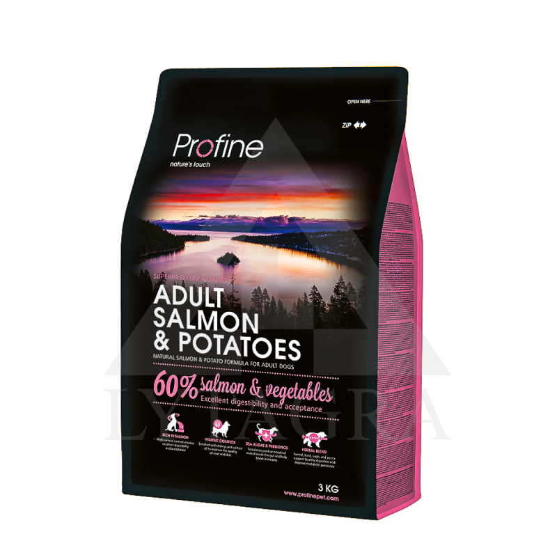 Profine ėdalas šunims su lašiša