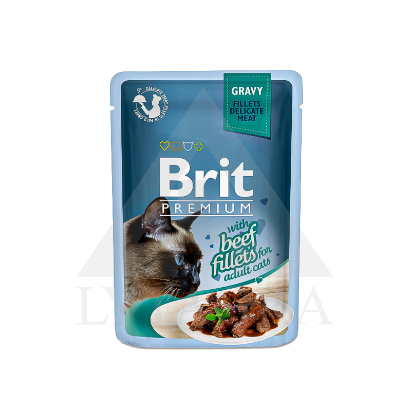 Brit premium konservai katėms su jautienos filė