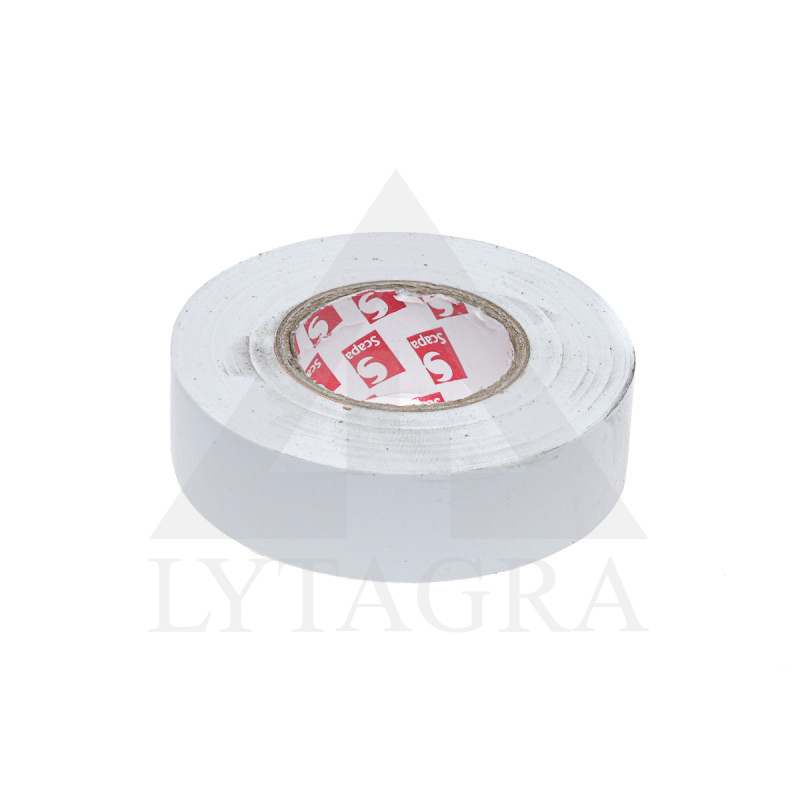 PVC IZOLIACINĖ JUOSTA SCAPA  25 m x 19 mm BALTA