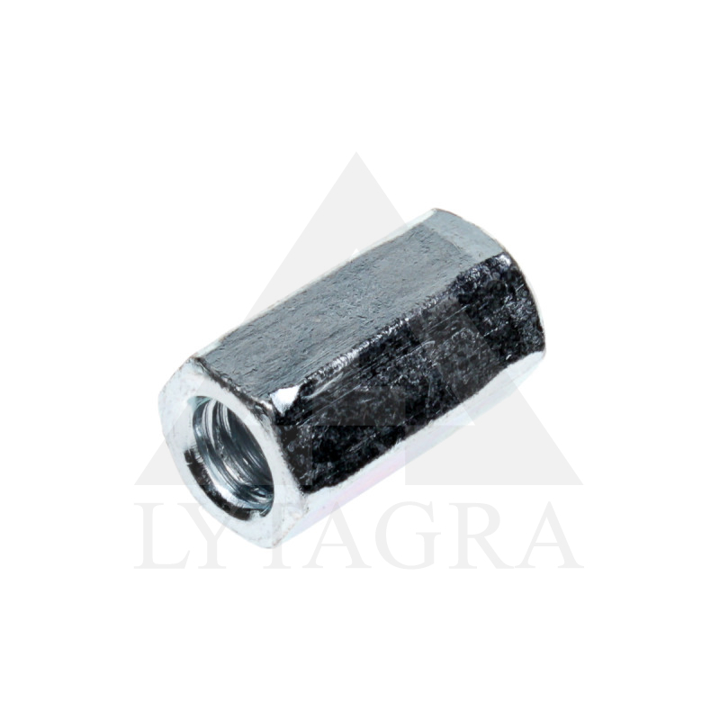 VERŽLĖ ŠEŠIABRIAUNĖ PRAILGINTA  M 6 X 18  ZN