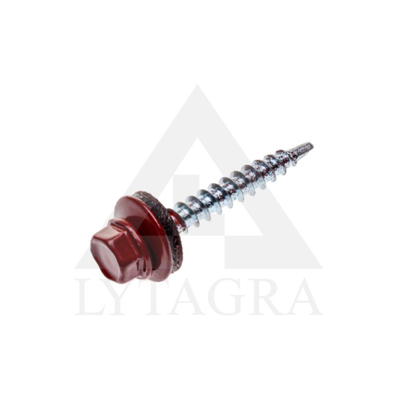 STOGO SRAIGTAS 4.8X35 RAL3011 RAUDONA