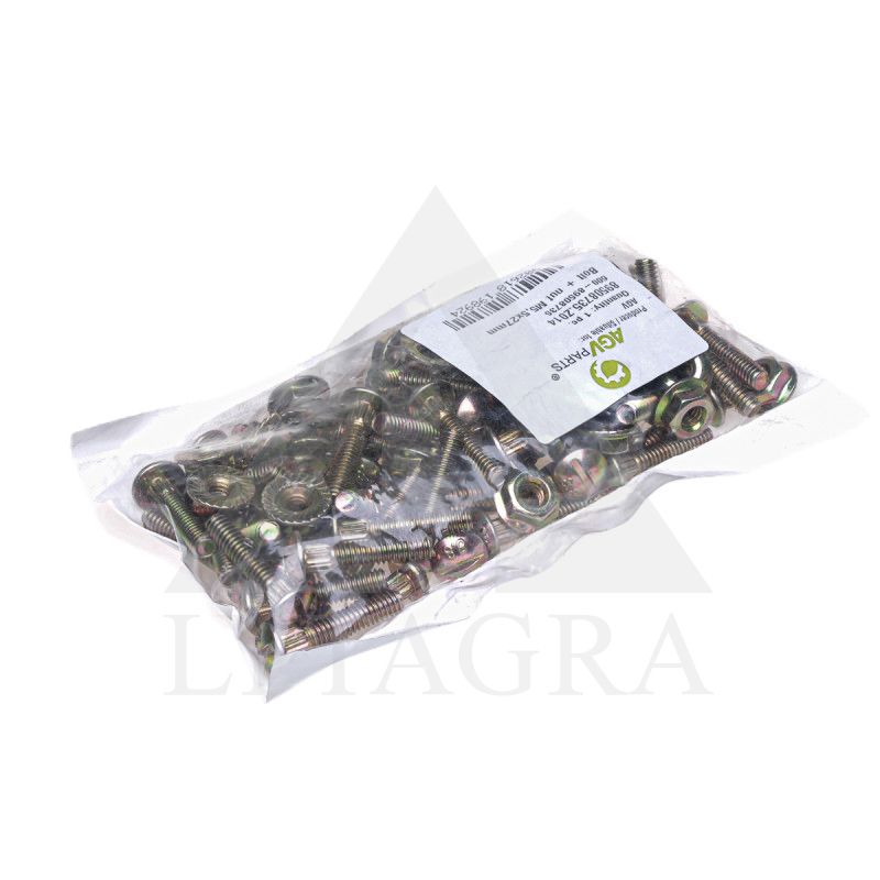Varžtai su veržle M5.5x27mm NEW HOLLAND 50vnt