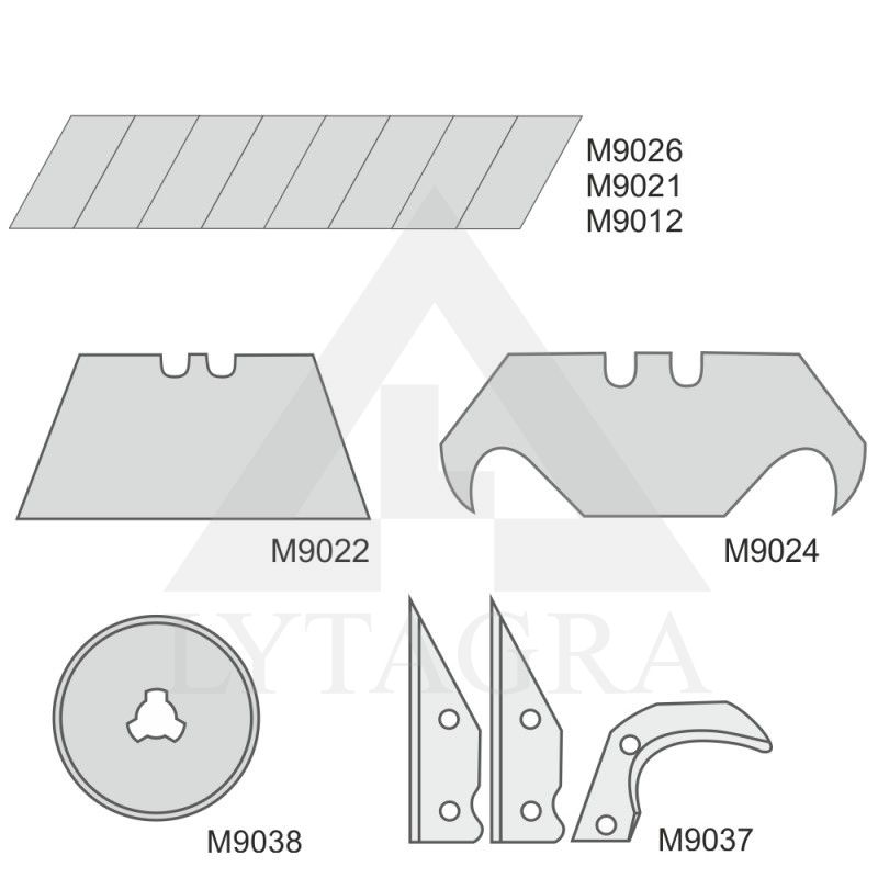 Atsarginės gelęžtės Dedra M9021 18mm x 10 vnt