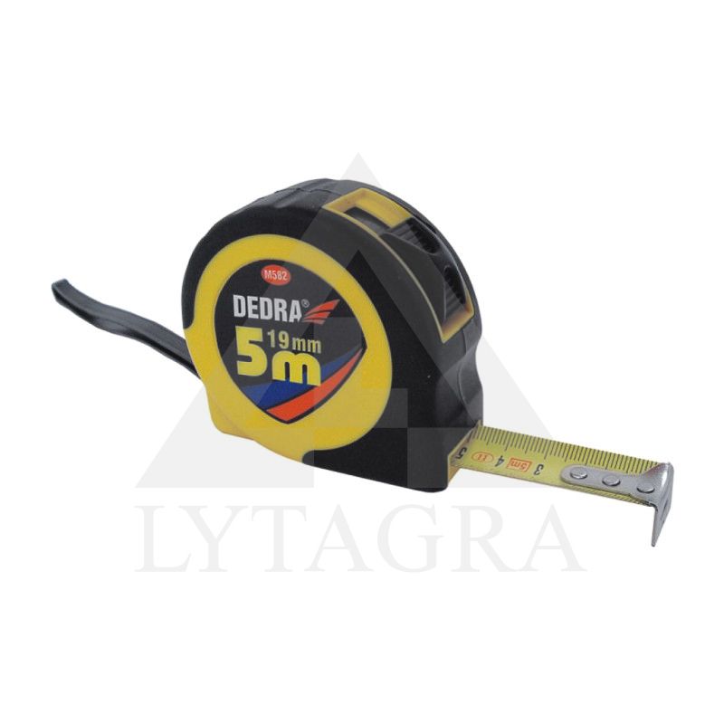 Ruletė gumuota stop Dedra M582 5m/19mm