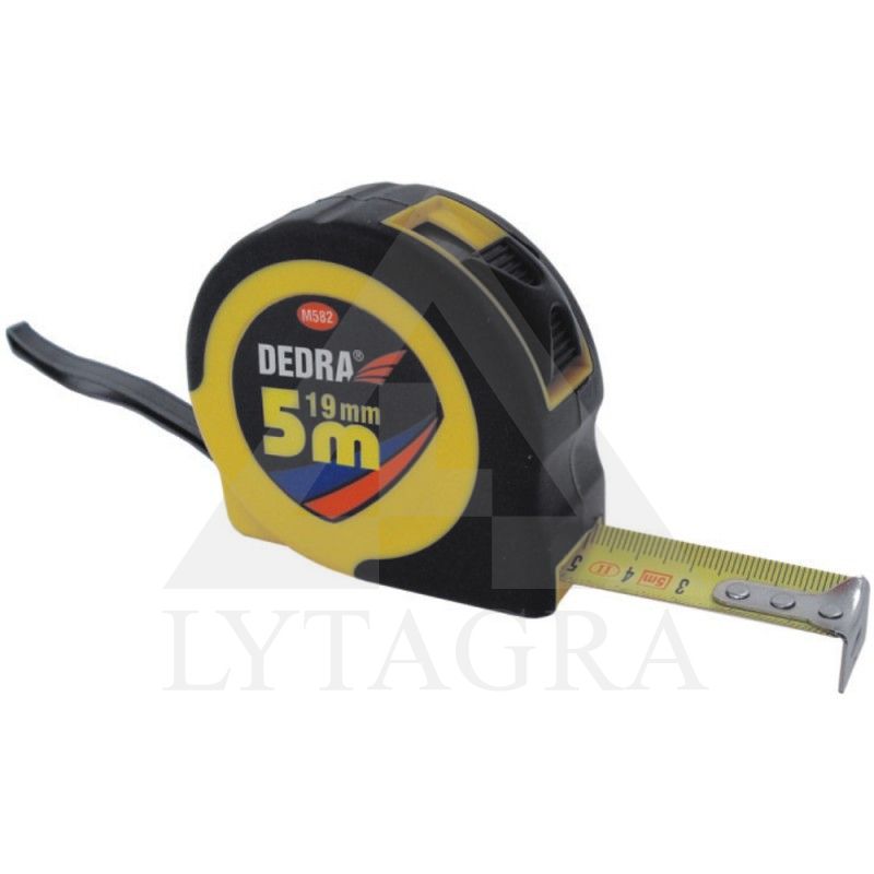 Ruletė gumuota stop Dedra M882 8m/25mm