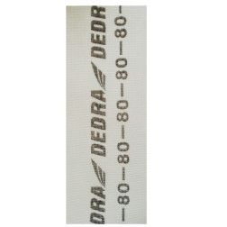Tinklelis šlifavimui Dedra 1541-080, GR 80, baltas, gipso, 105x280 mm