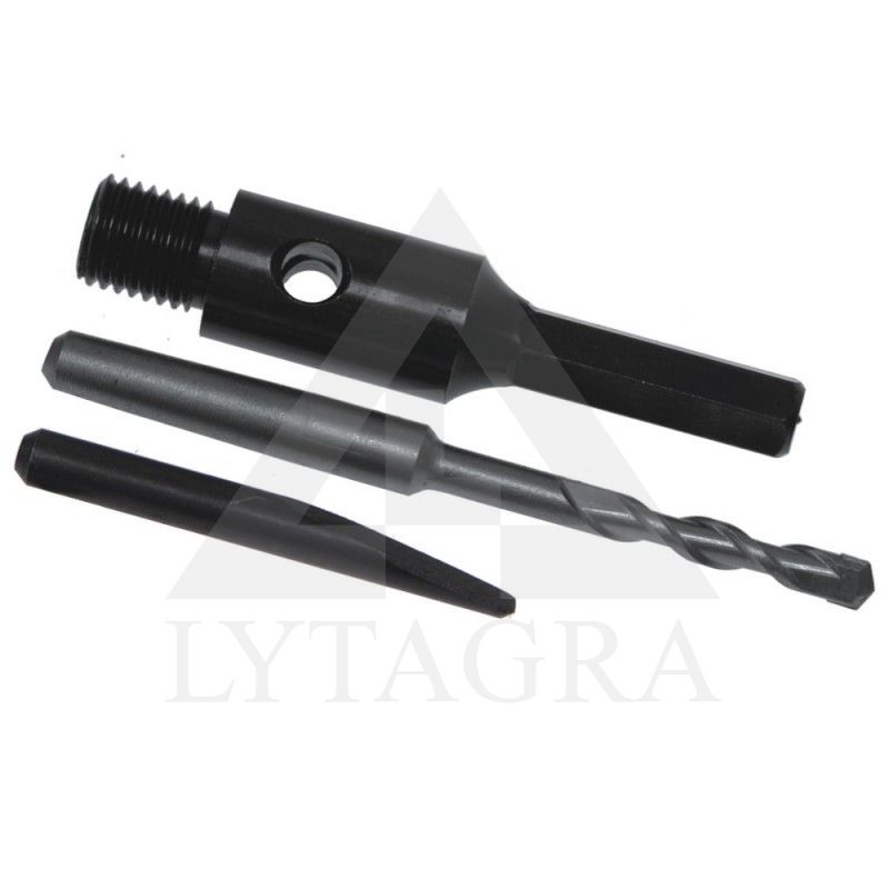 Gręžimo karūnėlės laikiklis Dedra H1226 100mm SDS PLUS komplektas